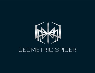 Projekt graficzny logo dla firmy online GEOMETRIC SPIDER
